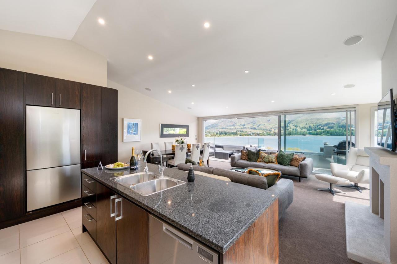 Luxury Lakeview Vista Apartment Wanaka Kültér fotó