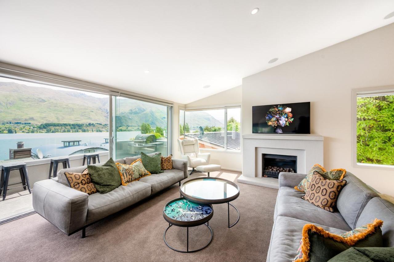 Luxury Lakeview Vista Apartment Wanaka Kültér fotó