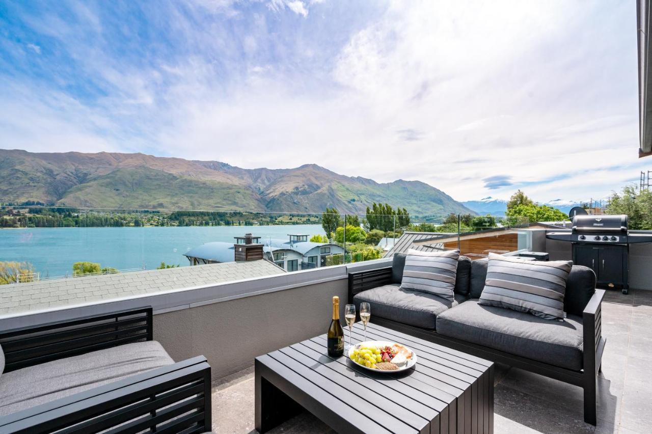 Luxury Lakeview Vista Apartment Wanaka Kültér fotó