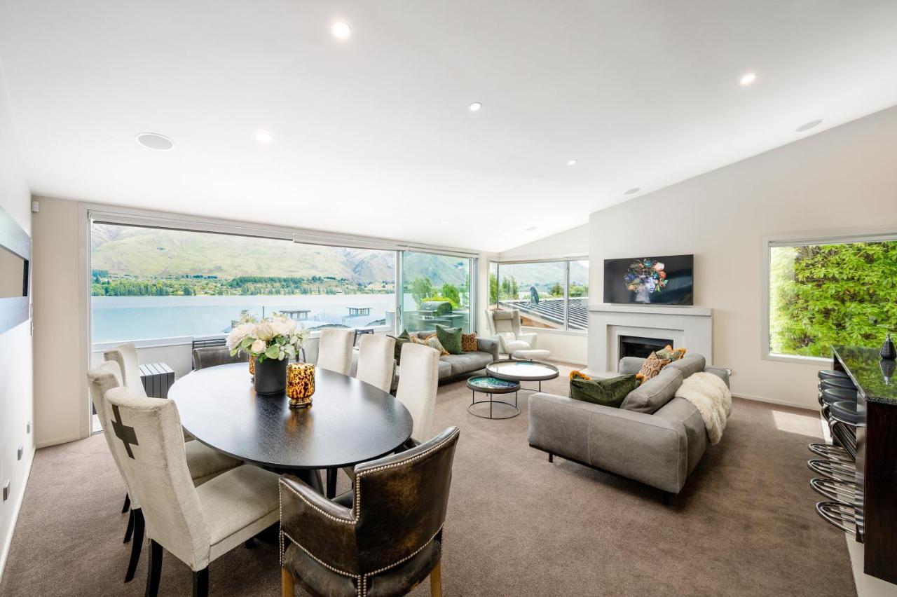 Luxury Lakeview Vista Apartment Wanaka Kültér fotó