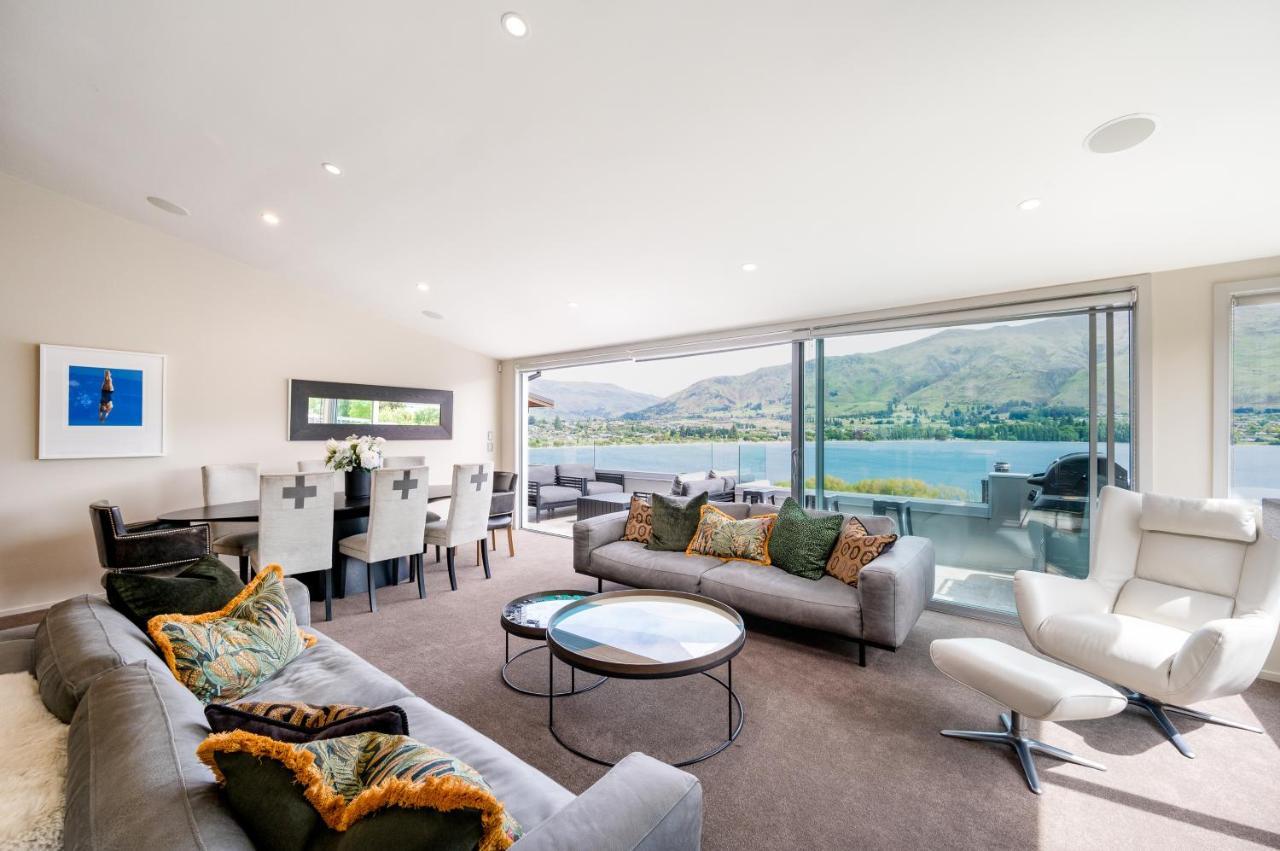 Luxury Lakeview Vista Apartment Wanaka Kültér fotó