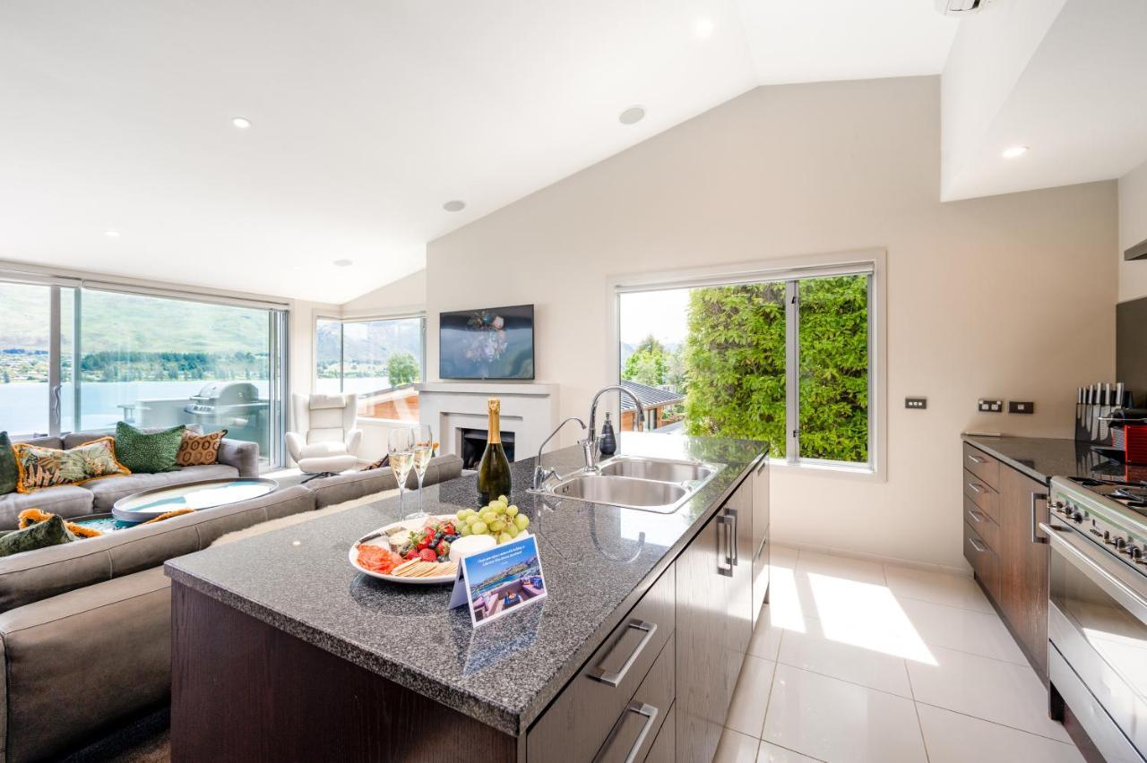 Luxury Lakeview Vista Apartment Wanaka Kültér fotó